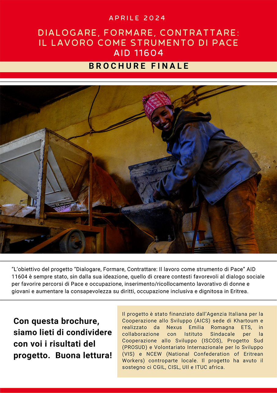 Brochure finale progetto AID 11604. I risultati ottenuti